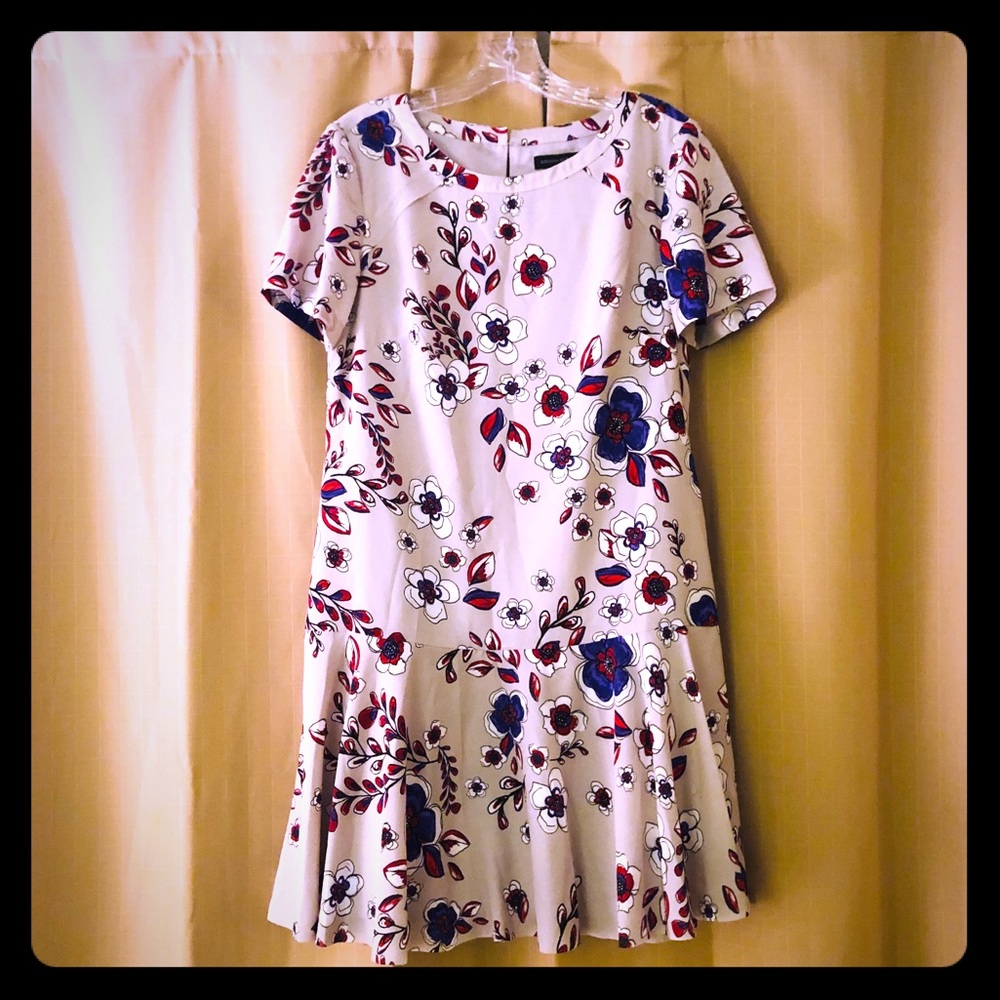 Banana Republic Drop Waist Dress on Beige Base